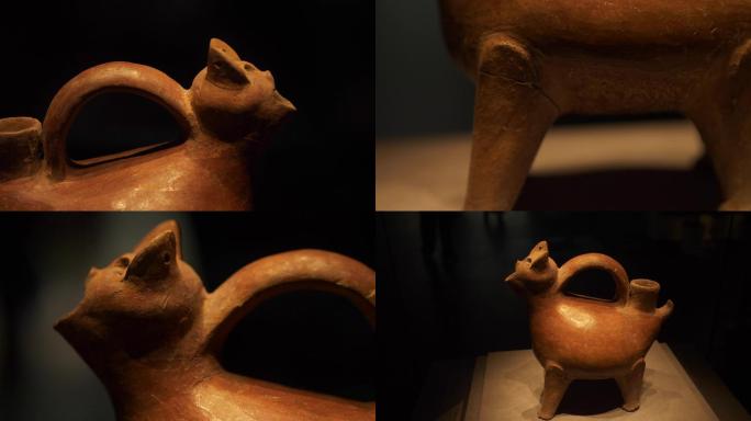 大汶口文化红陶兽形壶