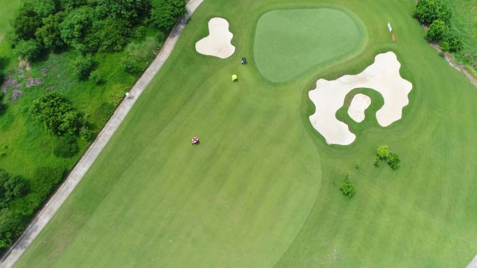 海南高尔夫比赛颁奖绿草地