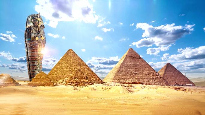 埃及金字塔舞台背景