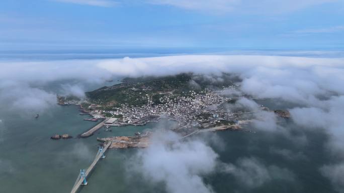 舟山嵊泗枸杞岛嵊山岛航拍