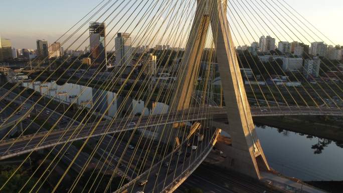巴西圣保罗大桥鸟瞰图