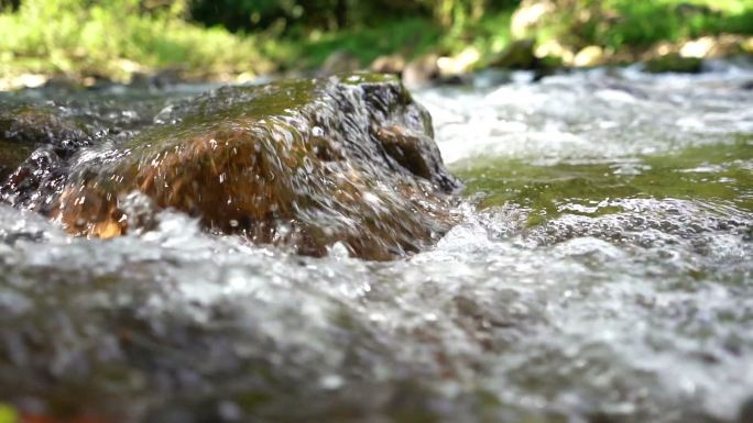淡水高清流水自然环境