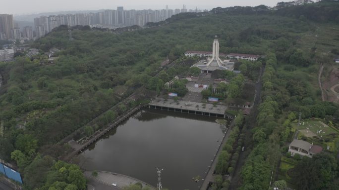 江津聂荣瑧纪念馆革命纪念馆烈士碑