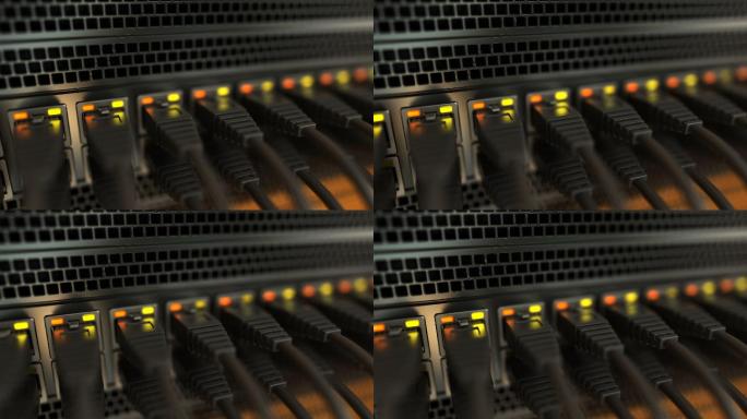 服务器中的网线以太网路网络接口服务器网络
