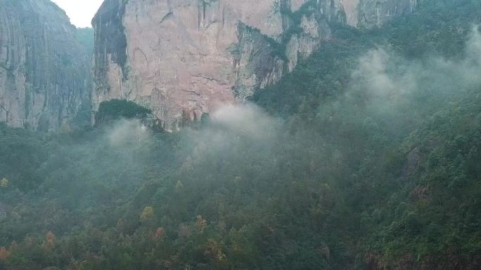 浙江台州仙居神仙居景区山石航拍