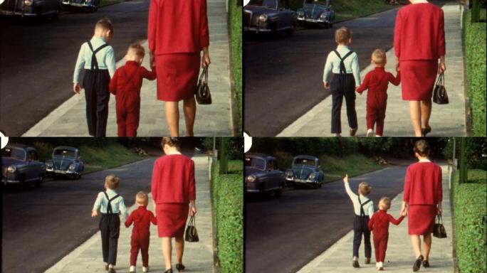 20世纪60年代的家庭漫步