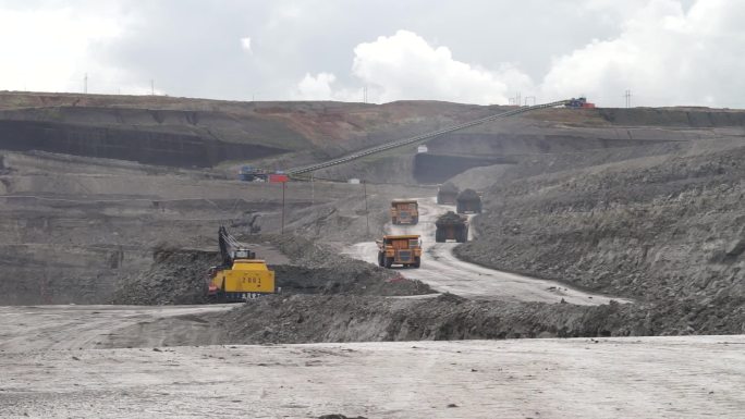 煤矿矿坑工作状态