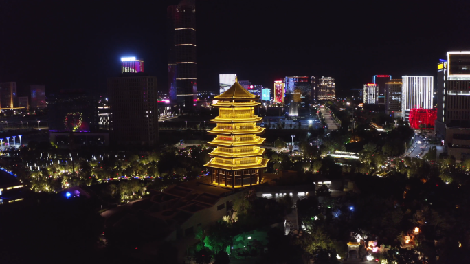 银川夜景