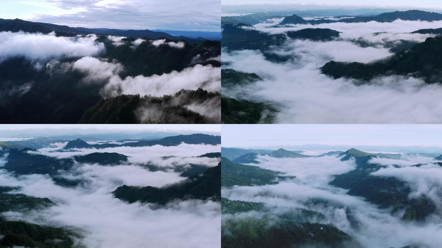 无人机视角下的高山云雾5