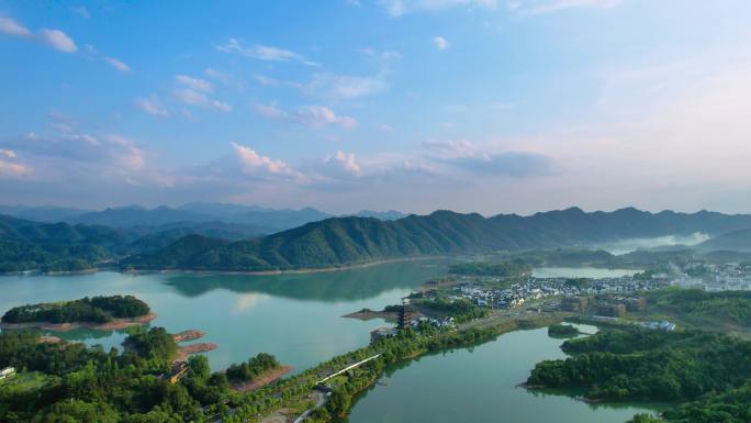 千岛湖奎文塔文渊狮城