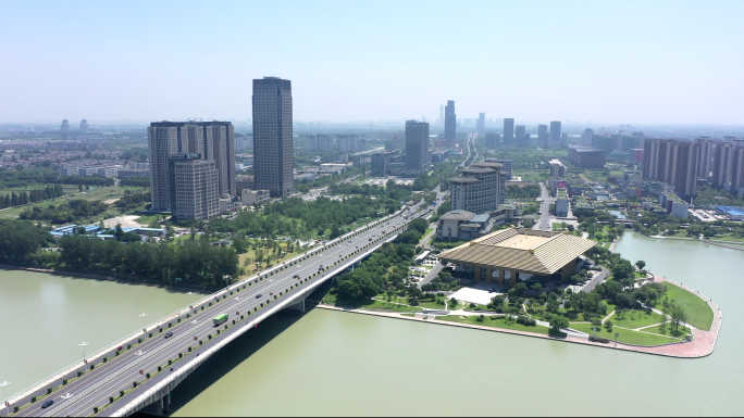 【4K】扬州市文昌大桥航拍