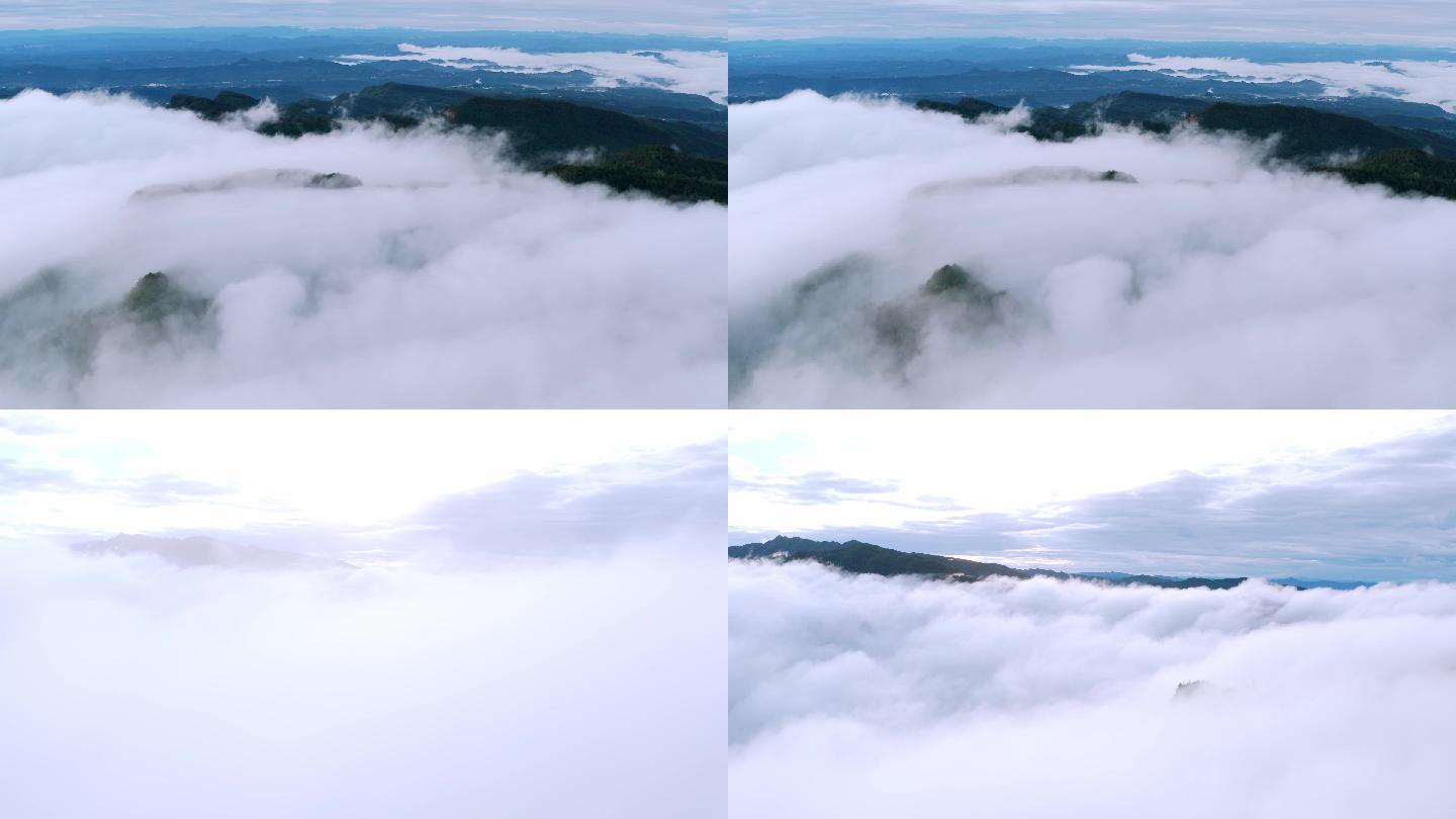无人机视角下的高山云雾4