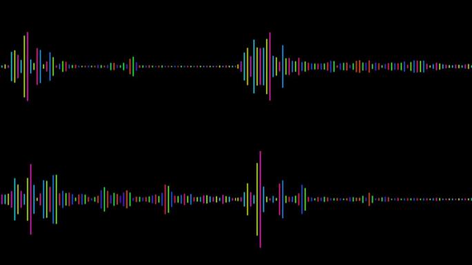 数字波形均衡器频谱音频背景