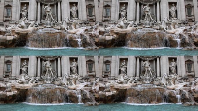特雷维喷泉古罗马古典景点文化