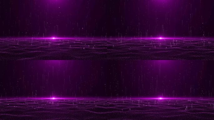 10810紫色浪漫粒子流动