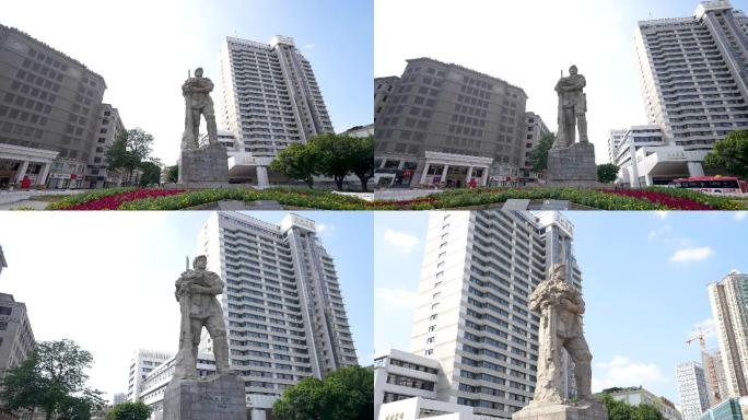 4K广州解放纪念像纪念碑