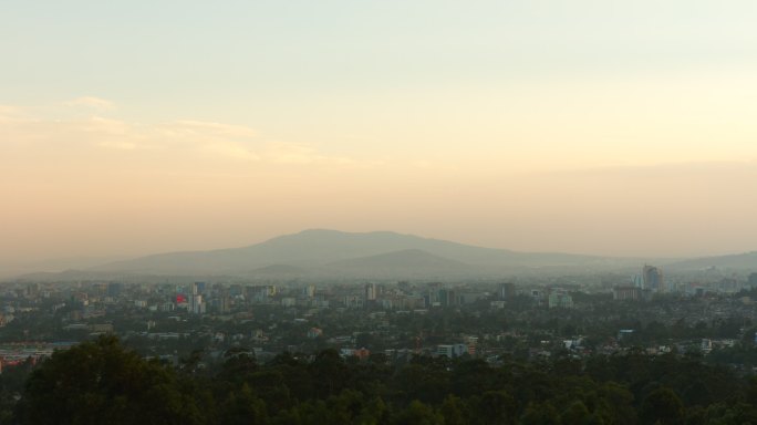 埃塞俄比亚的斯亚贝巴城市景观