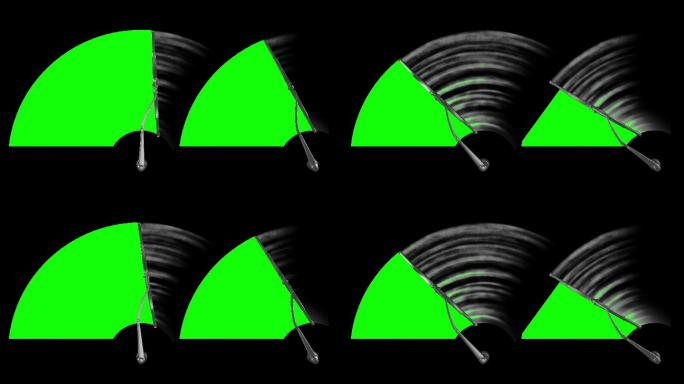 挡风玻璃雨刮器动画