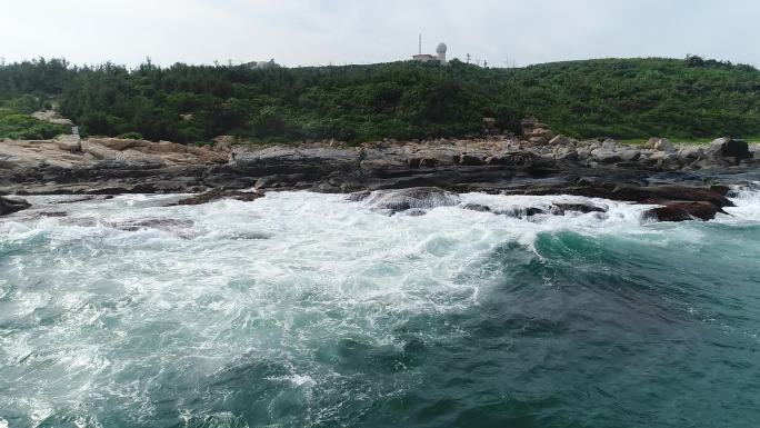 海南文昌石头公园火箭发射场海洋