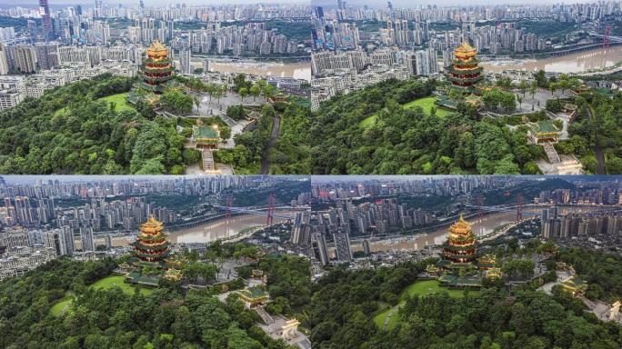 鸿恩寺鸿恩阁延时摄影