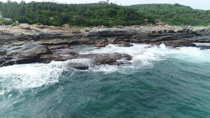 海南文昌石头公园火箭发射场海洋