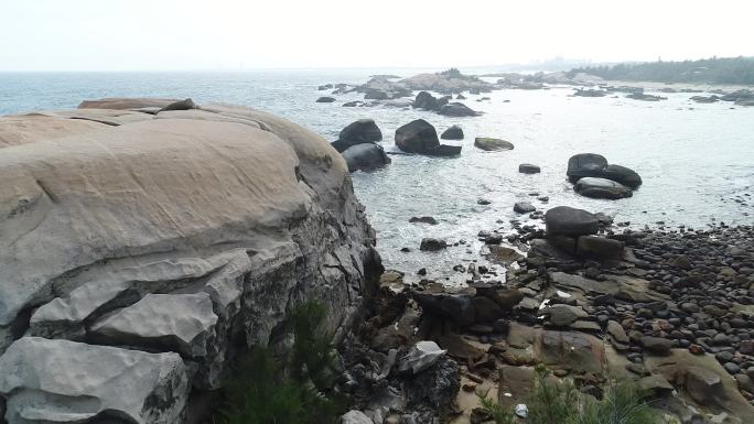 海南文昌石头公园火箭发射场海洋