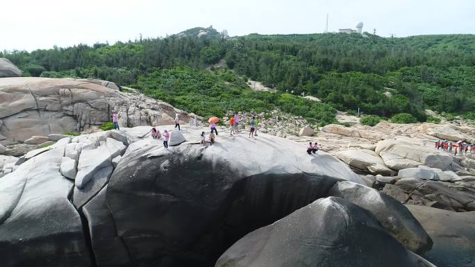 海南文昌石头公园火箭发射场海洋