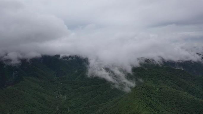 航拍秦岭云海