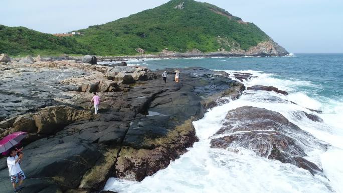 海南文昌石头公园火箭发射场海洋