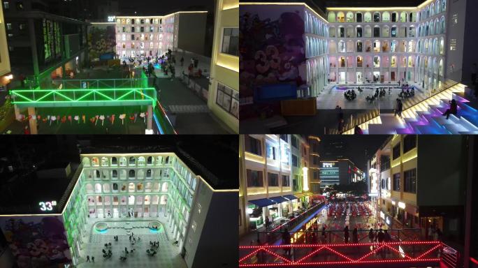 4K航拍广东惠州33号青年公路街区