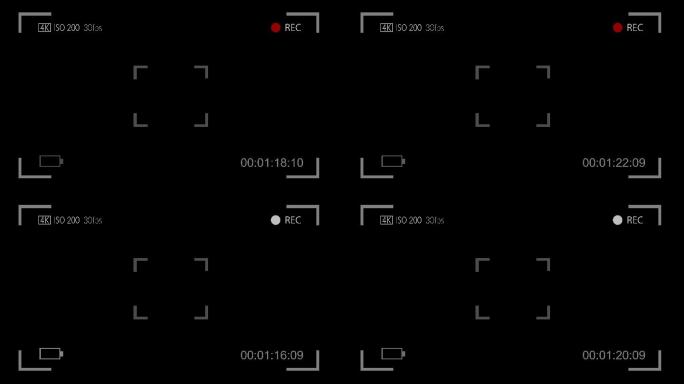 相机取景器数字叠加显示