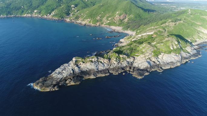 海南文昌石头公园大海航拍