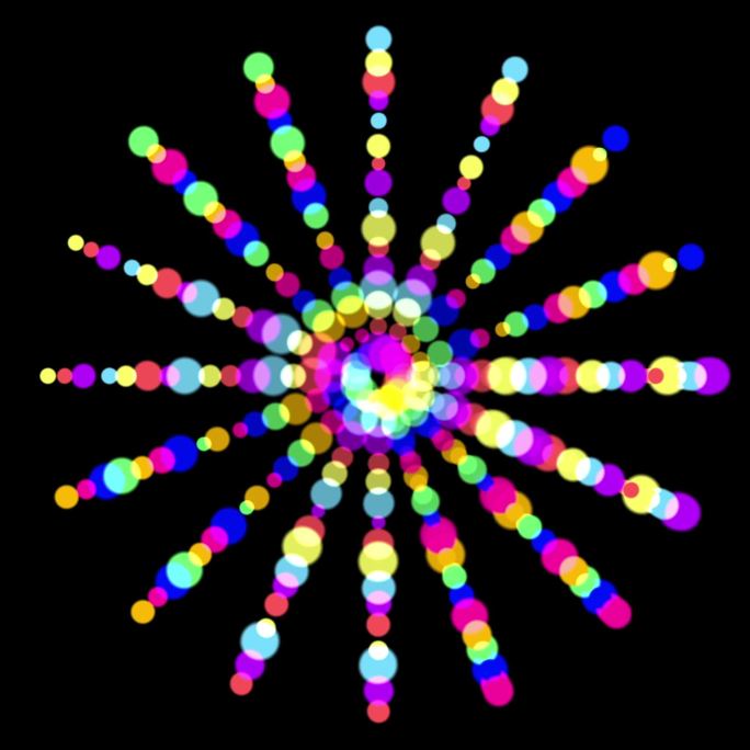 圆形扩散粒子光斑1