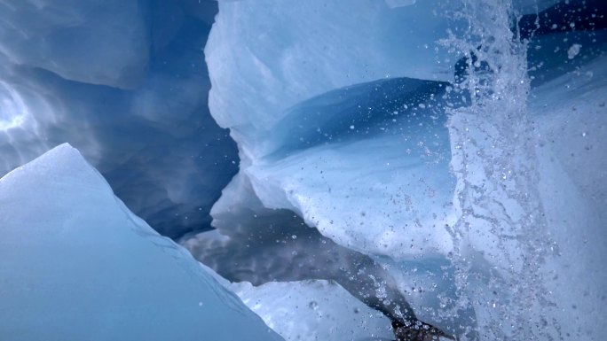 冰川融化气候变暖环境恶化冰川融化
