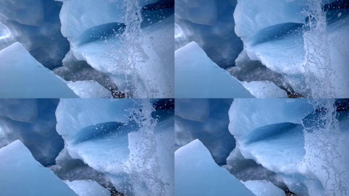 冰川融化气候变暖环境恶化冰川融化