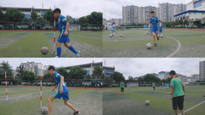 学生足球训练