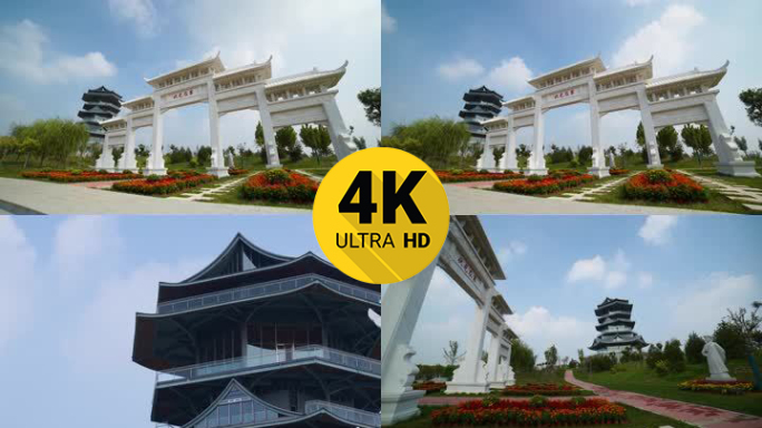 4K沧州肃宁状元楼延时