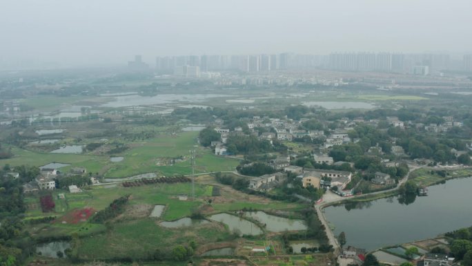 长沙望城大泽湖湿地航拍