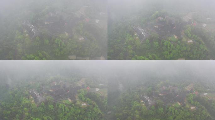 湘西土家族苗族十八洞村风景航拍