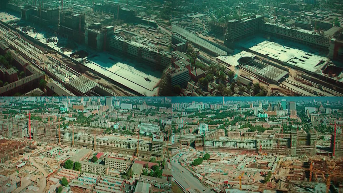 90年代北京城市建设航拍