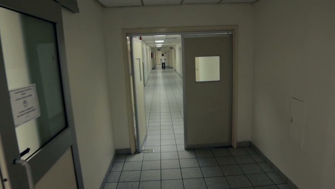 医院内部的走廊