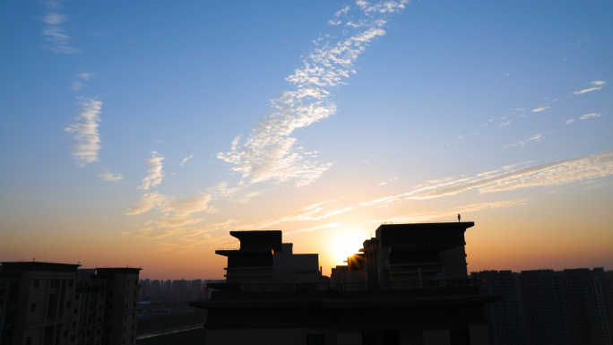 云层云朵延时太阳延时太阳夕阳西自然风景