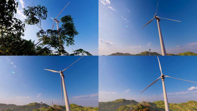 环保能源电力风车发电
