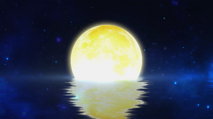 海上月亮  中秋 月色