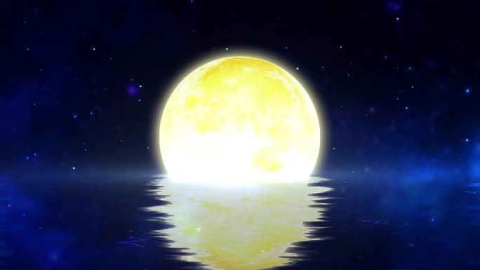 海上月亮  中秋 月色
