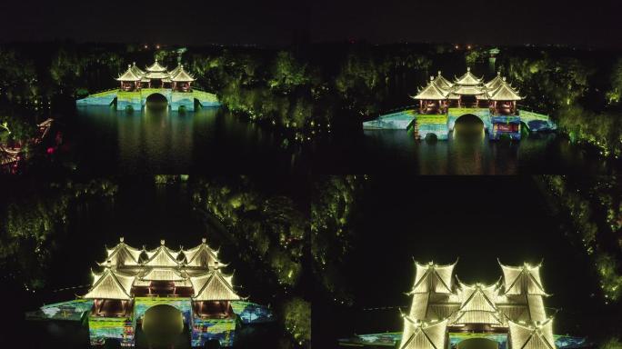 扬州瘦西湖夜景