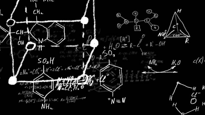 化学式背景动画