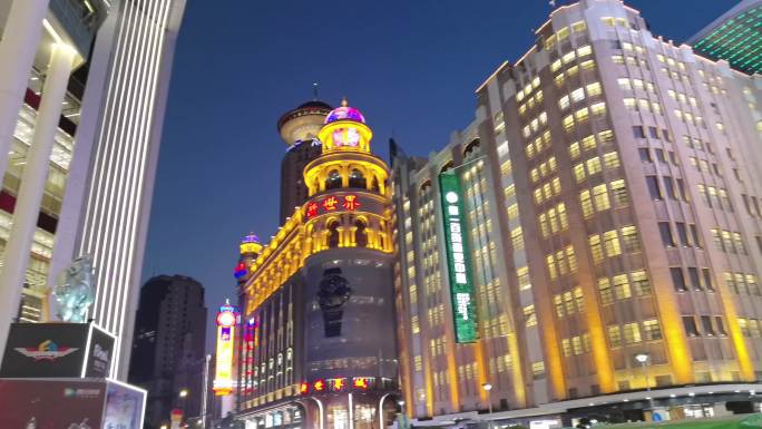 上海步行街夜景