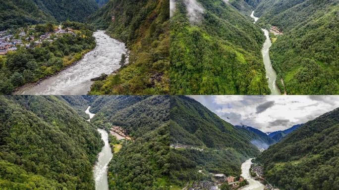 云南边境扶贫示范村独龙江