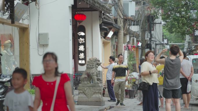 4k-平江路步行街人流